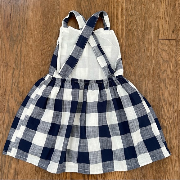 Gingham pinafore dress - Picture 3 of 5